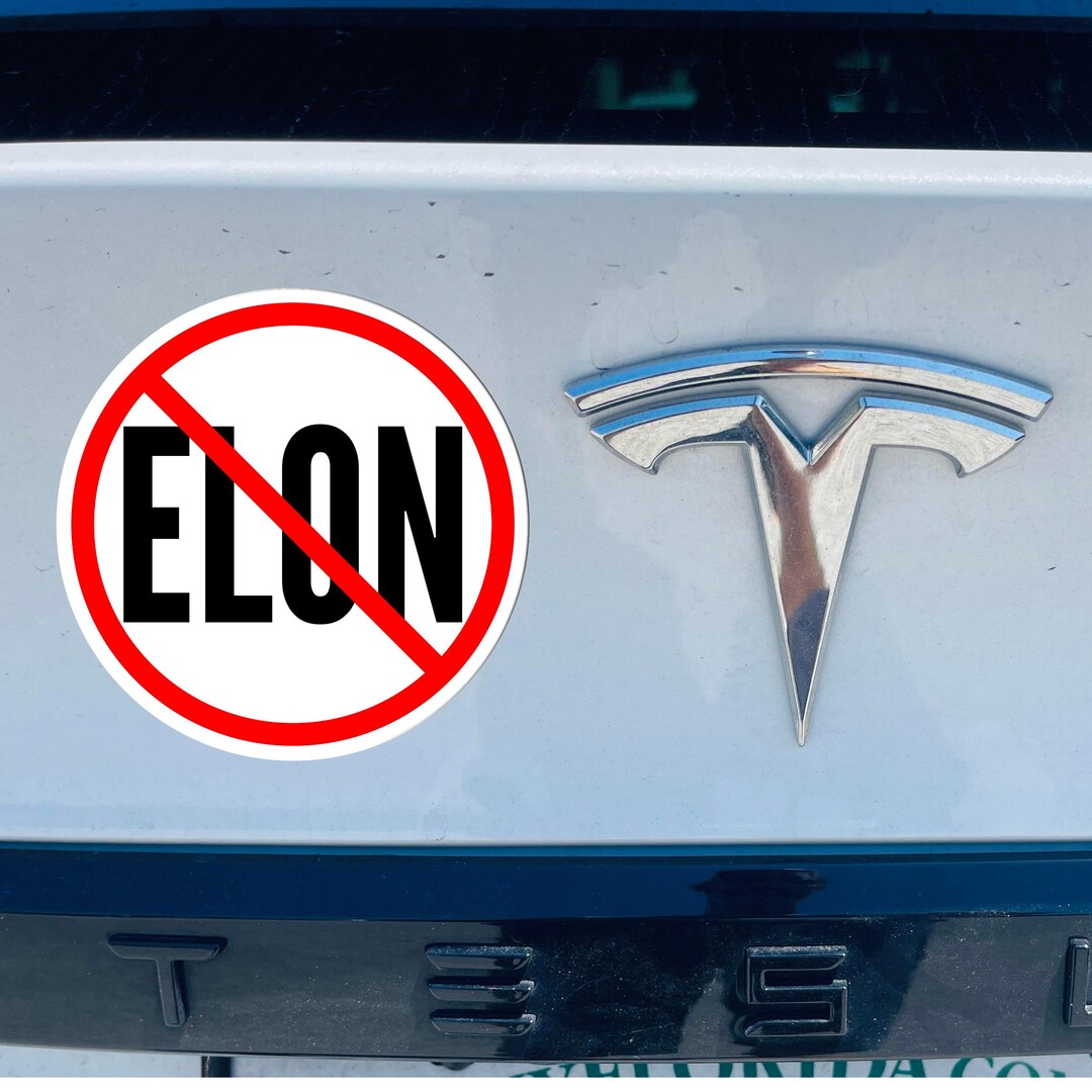No Elon Anti Elon Magnet - Multiple Sizes Available | Anti Musk Magnet | Anti ...