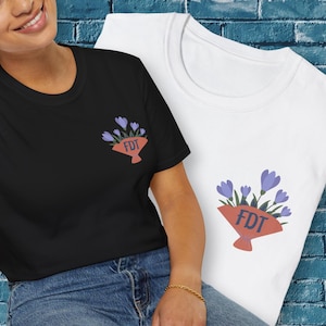 Camiseta FDT (F Donald Trump) / Camiseta sutil FDT / Camiseta anti-Trump, anti-Elon, anti-MAGA / Camiseta liberal demócrata / Feminista pro democracia imagen 1