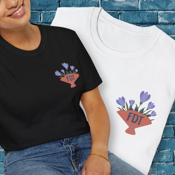 FDT (F Donald Trump) Shirt | Subtle FDT T-Shirt | Anti-Trump, Anti-Elon, Anti-MAGA | Democrat Liberal Shirt | Pro-Democracy Feminist