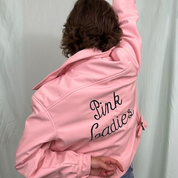 Chaqueta de fiesta para mujer Grease Rise of the Pink Ladies, Rise Of The Pink, regalo del día de Pascua