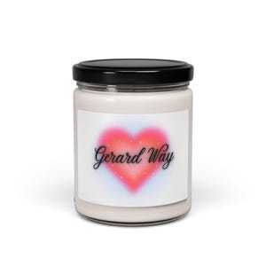 Gerard Way Candle, My Chemical Romance, Aromatherapy, Home Fragrance, Gift for Music Lovers, Rock Band Merch