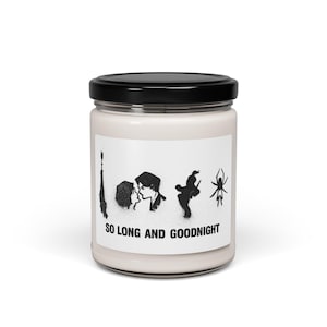 So Long and Goodnight Scented Soy Candle - Perfect for Gifts, Home Decor, Relaxation, and Cozy Evenings My Chemical Romance MCR fan