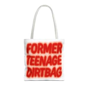 Former Teenage Dirtbag Bag - Tote | Emo Kid, Scene Kid, Pop Punk, Not a Phase Alternative Tote Bag, Grocery Bag, Purse Music Lover