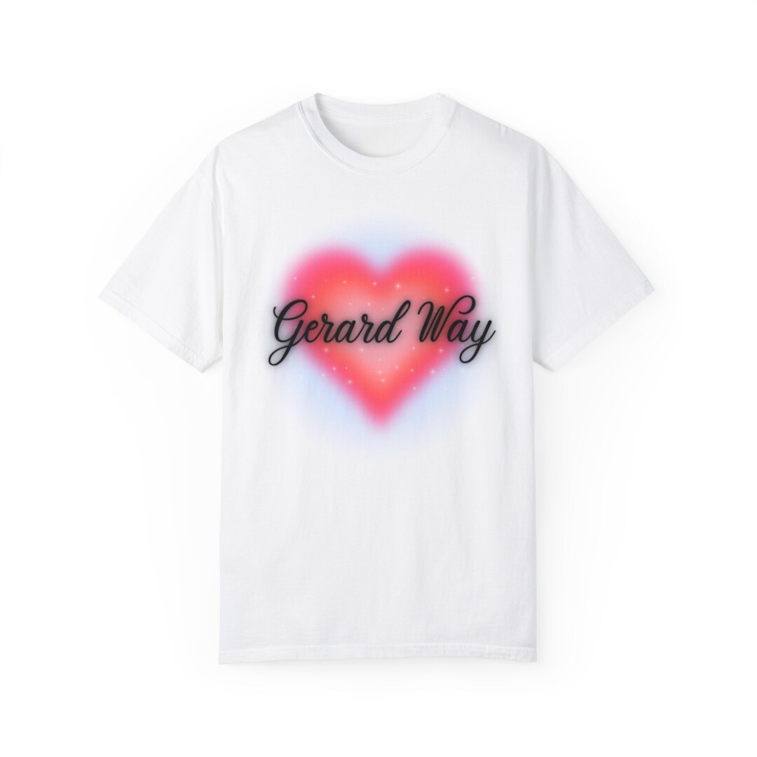 Gerard Way Heart T-shirt - My Chemical Romance Fan Tee - Etsy