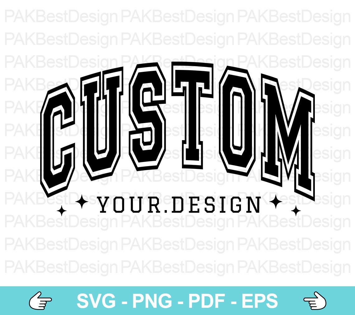 Custom Varsity SVG PNG, College Font Svg Png, Customized Design, Sport ...