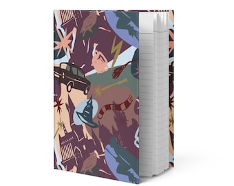 Magical Wizard School Notebook – Hand-Illustrated Fantasy Journal, Spellbook Sketchbook, Gift for Witchy Readers & Writers