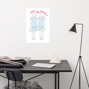 The Shining Twins Stanley Kubrick Art Poster