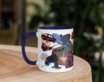 Taza de cerámica inspirada en un mago: regalo para amantes de los libros de fantasía