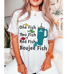 Fishy Couture: Dr. Seuss-Inspired Tee with Boujee Vibes!