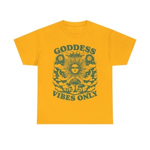 Goddess Vibes Only Cotton Tee: Embrace Your Divine Essence in Style image 7