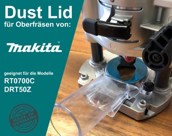 Oberfräse MAKITA RT0700C / DRT50Z Absaugung / Dust Lid in Grünblau