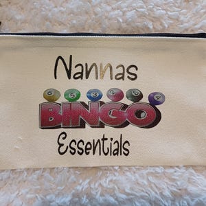 Personalised Bingo Bag/pouch