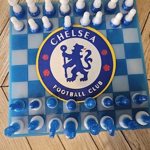 Football Theme Custom Chess Set