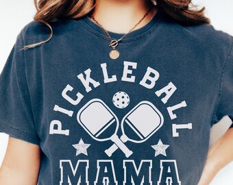 Pickleball MAMA shirt, Comfort Colors MAMA shirt, Pickleball tee for mom, Mother's day gift, Gift for Pickleball Mama, Pickleball mom gift