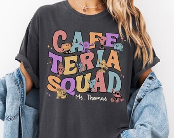 School lunch lady shirt, Lunch squad personalized shirts, Cafeteria worker T-shirt, Lunch lady tee, Lunch crew shirt, Cafeteria Crew shirt