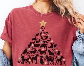 Comfort Colors® Veterinarian shirt, Christmas Vet tech shirt, Veterinary assistant tshirt, Vet tech gift, Holiday Vet office shirt, Vet gift