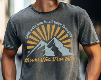 2025 LDS young mens shirt, Latter Day Saint tee, Look unto Christ tee, LDS youth theme 2025, Lds Aaronic priesthood camp, LDS bishop gift