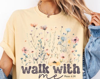 LDS Youth Theme 2026 Shirt, Walk with Me, LDS Girls camp tee, LDS young women shirt, Latter day Saint tee, 2026 lds youth theme, lds gift