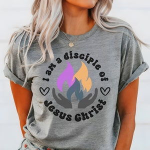 LDS youth theme 2024 tee, 'I am a discciple of Jesus Christ' tee, Girl's camp shirt, 2024 LDS young women shirt, LDS shirt for youth