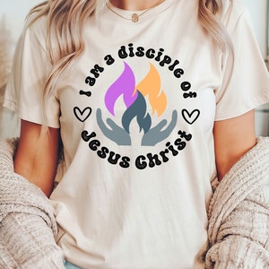 LDS shirt, LDS youth theme shirt, 'I am a disciple of Jesus Christ' tee, Girl's camp shirt, 2024 LDS youth theme shirt, Latter Day Saint tee