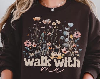 LDS Girls camp sweatshirt, 2026 LDS youth theme shirt, Walk with me, Latter Day Saint shirt, lds gift, gift for LDS young women, lds shirt