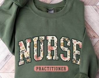 Pediatric NP sweatshirt, Nurse Practitioner sweatshirt, PNP Shirt, Np student  gifts, Nursing sweater, ER Nurse Practitioner, Fnp gift