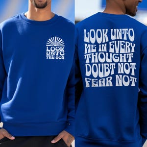 LDS Young mens sweatshirt, Latter Day Saint youth theme 2025, Look unto Christ, 2025 LDS youth theme, LDS Aaronic priesthood camp, Lds gift