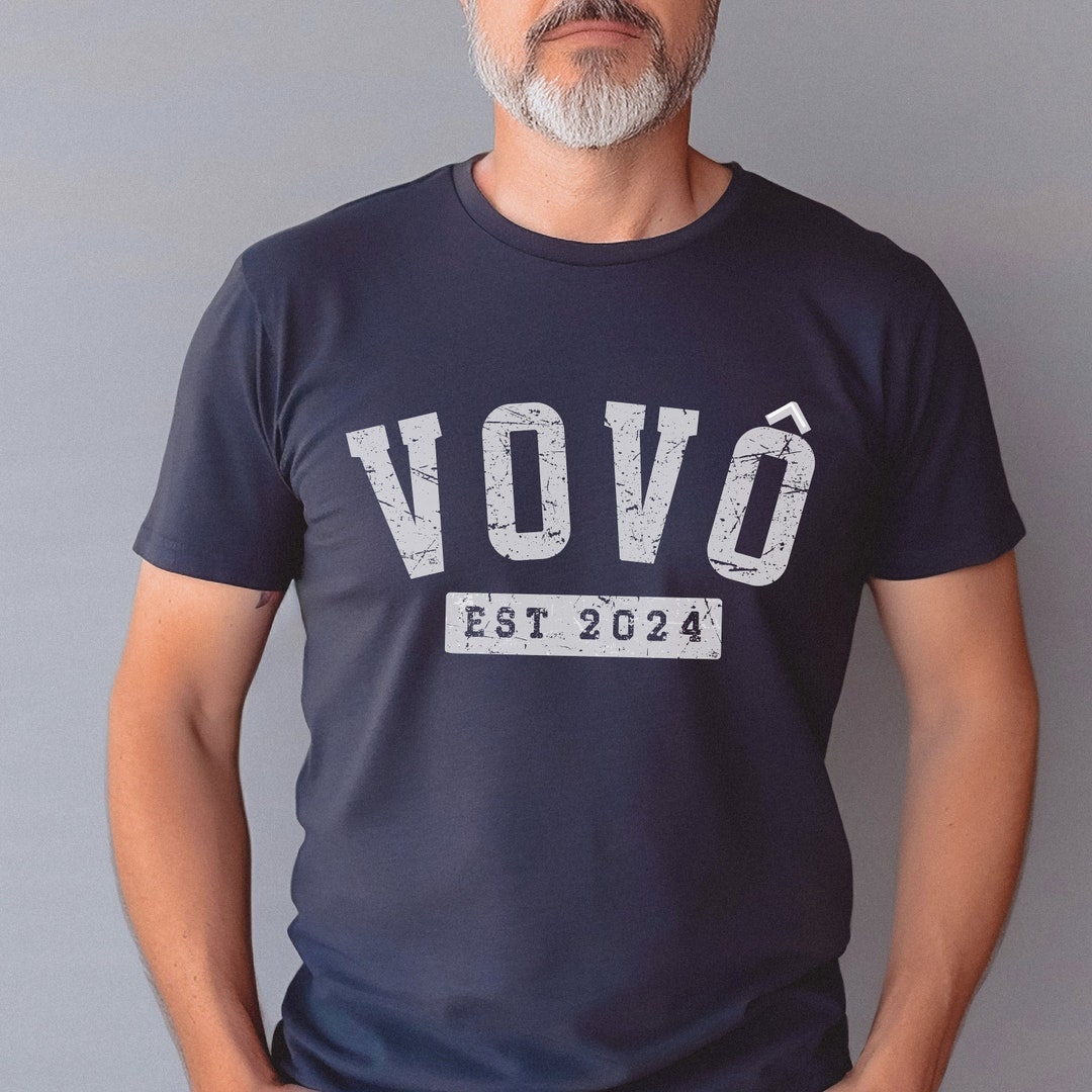 Portuguese Father's Day Shirt, Vovo Est 2024 Shirt, Portuguese Tee for ...