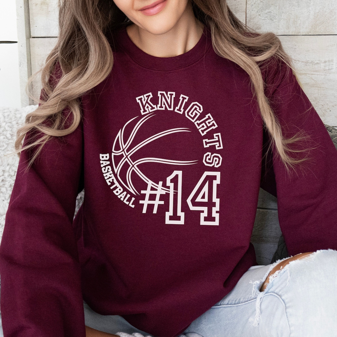 Basketball Team Sweatshirt, Basketball Fan Mom Shirt, Custom Basketball