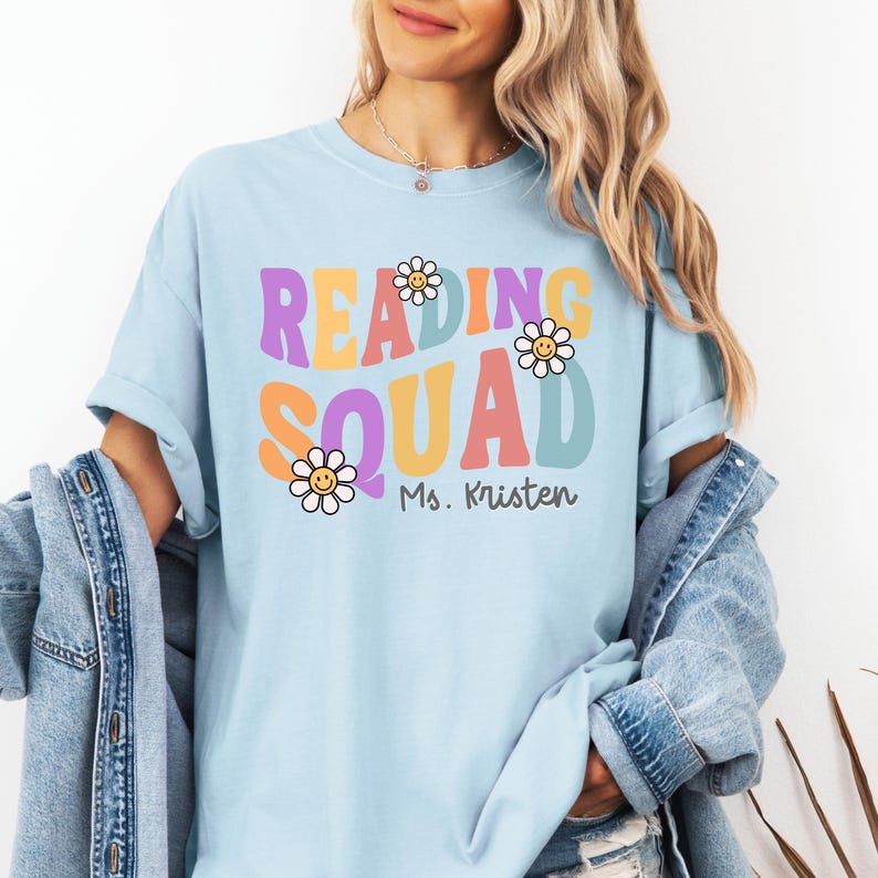 School reading specialist shirt, Reading teacher tee, Reading team shirts, Reading intervention group shirts, Raeding squad tee, Cute retro school reading aide shirt