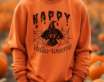 Dachshund Sweatshirt, Halloween Dachshund Shirt, Dachshund Halloween sweatshirt, Fall Doxie shirt, Spooky Wiener dog shirt, Dachshund gift