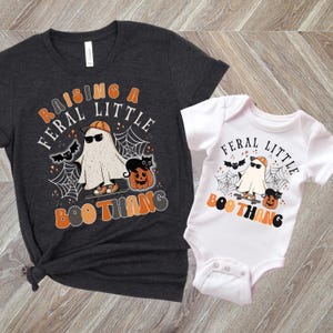 Toddler Boy Halloween shirt, Mom and son matching Halloween shirts, Retro Halloween Mommy and me tshirts, Mother son Halloween shirts, Pumpkin patch shirt, Toddler Halloween shirt, Groovy Ghost Halloween tee, Mommy and me Halloween shirt, Boo thang
