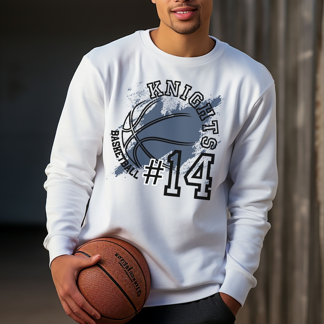 Basketball Team Sweatshirt, Basketball Fan Mom Shirt, Custom Basketball
