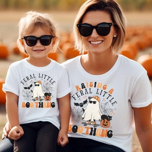 Toddler Boy Halloween shirt, Mom and son matching Halloween shirts, Retro Halloween Mommy and me tshirts, Mother son Halloween shirts, Pumpkin patch shirt, Toddler Halloween shirt, Groovy Ghost Halloween tee, Mommy and me Halloween shirt, Boo thang