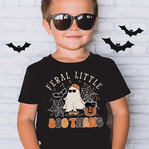 Toddler Boy Halloween shirt, Mom and son matching Halloween shirts, Retro Halloween Mommy and me tshirts, Mother son Halloween shirts, Pumpkin patch shirt, Toddler Halloween shirt, Groovy Ghost Halloween tee, Mommy and me Halloween shirt, Boo thang