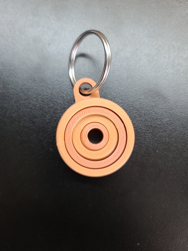 Gyroscope Keychain Fidget Toy Etsy