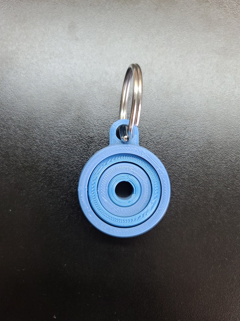 Gyroscope Keychain Fidget Toy Etsy
