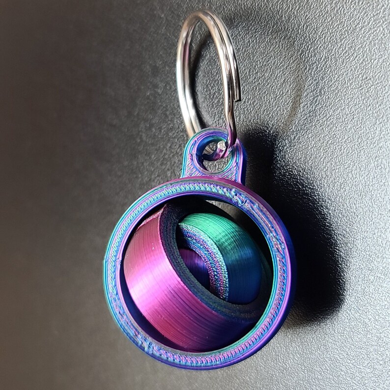 Gyroscope Keychain Fidget Toy Etsy