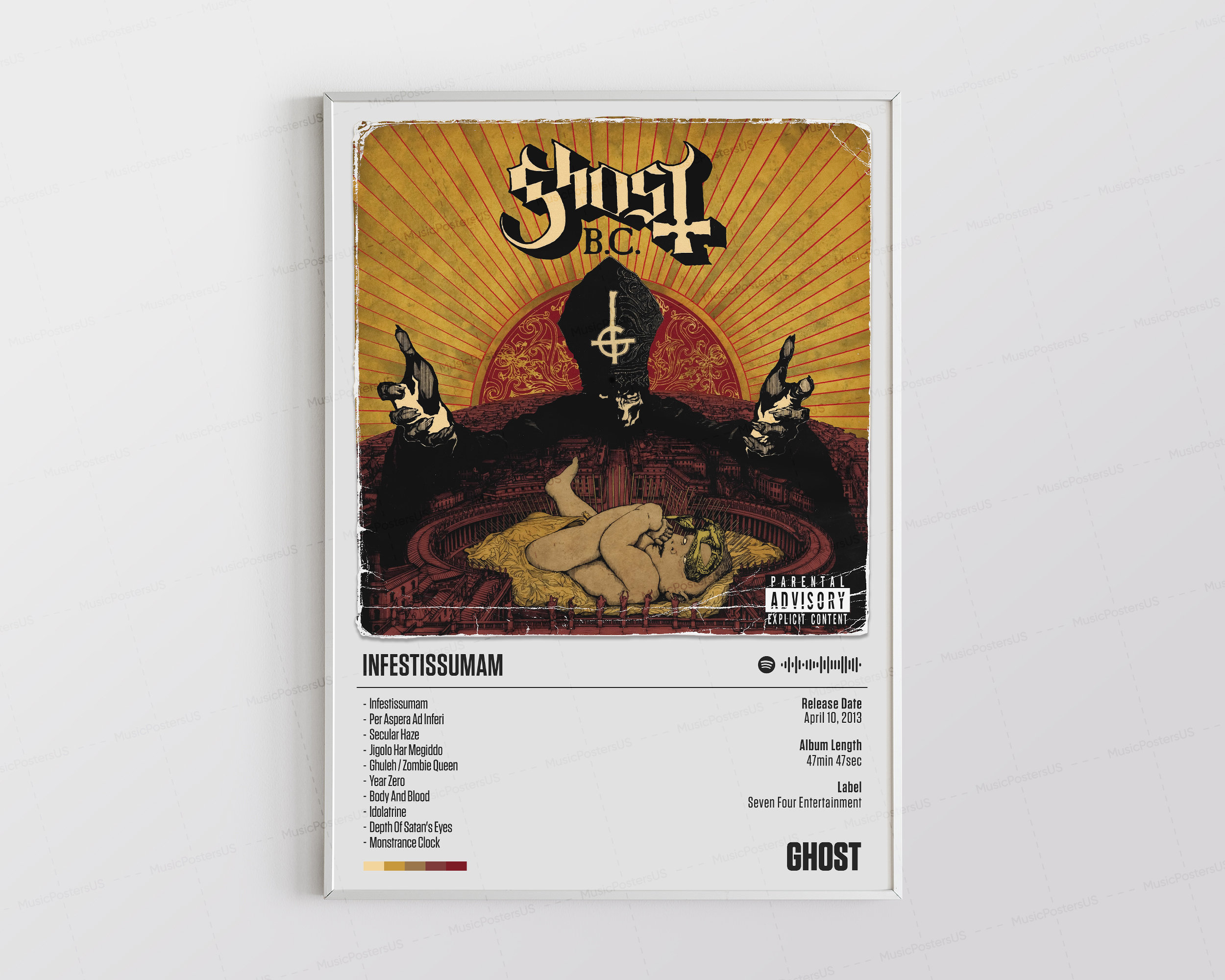 Discover Ghost Posters, Album Cover Poster, Ghost BC Poster