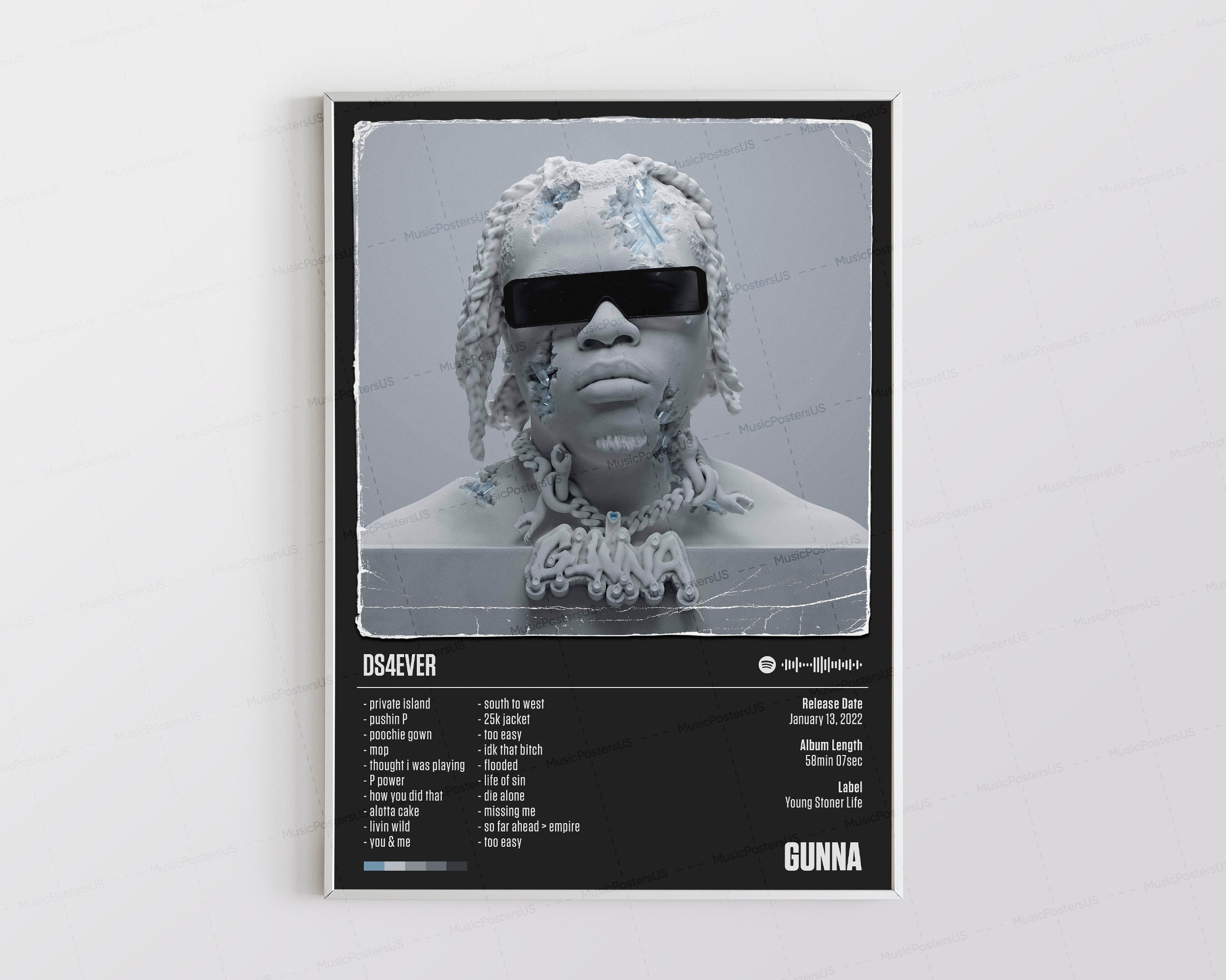 gunna-poster-ds4ever-poster-gunna-tracklist-album-cover-etsy