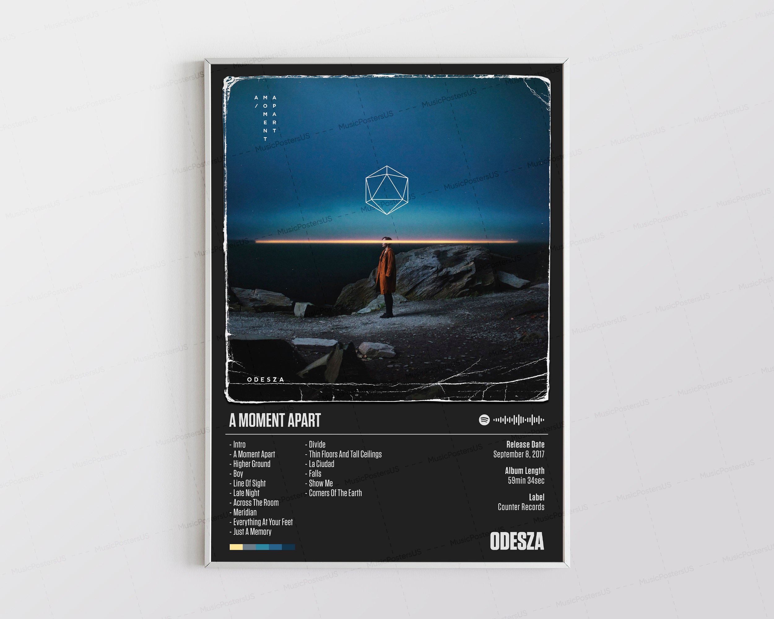 Odesza Posters A Moment Apart Poster Solange Tracklist Etsy