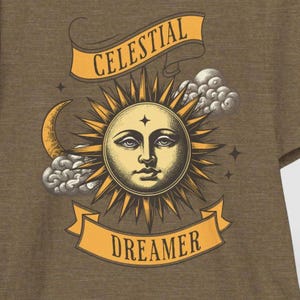 Celestial Dreamer T-Shirt, Galaxy Lover Tee, Space Graphic Shirt, Astronomy Top, Star Gazer Gift, Cosmic Print Apparel