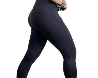 Kylai Moto Yoga Leggings, Vintage Style, Ultra-Soft, All-Season Comfort