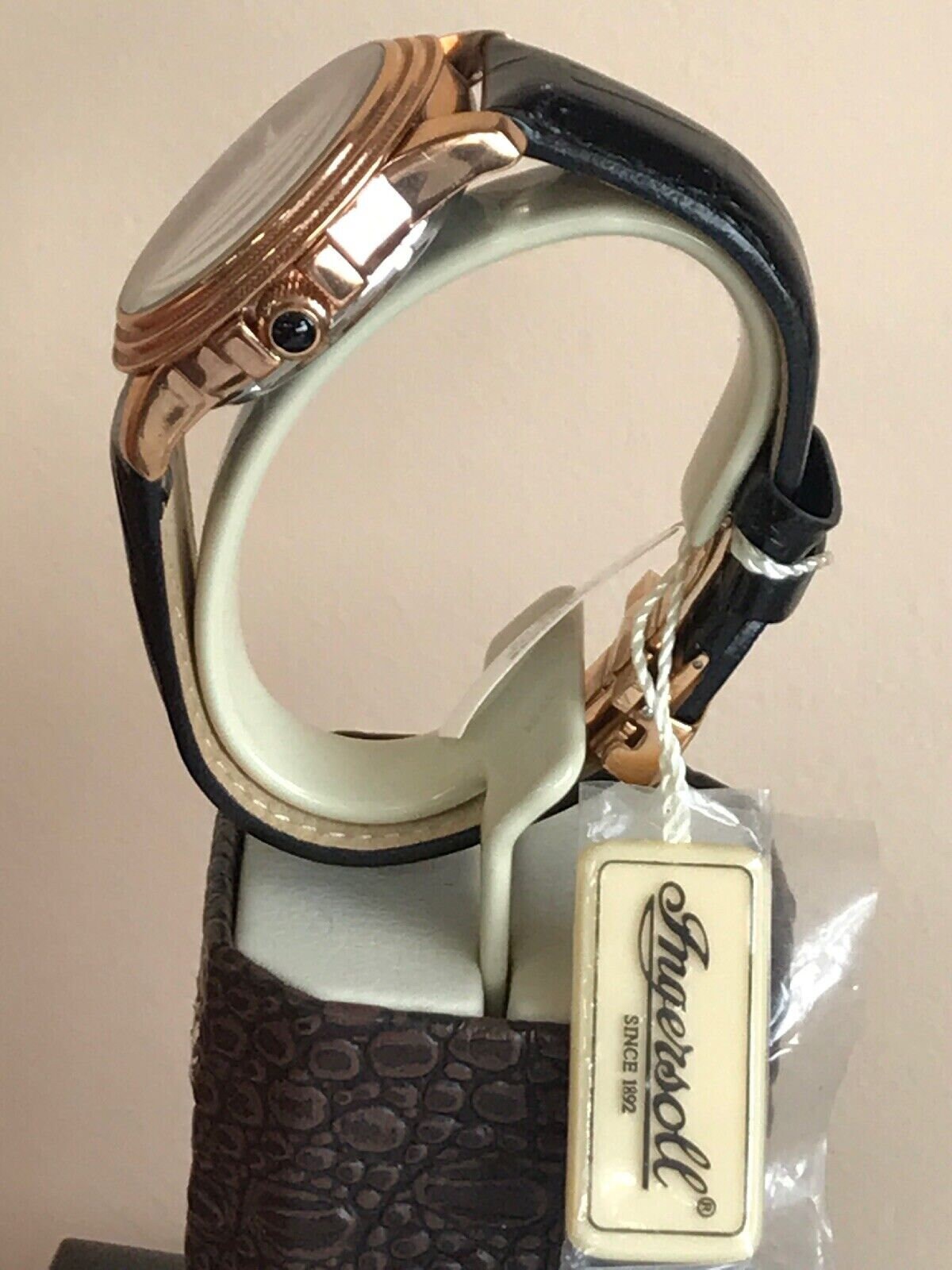 Ingersoll Limited Edition Mens Water Resistant Watch Leather Band W