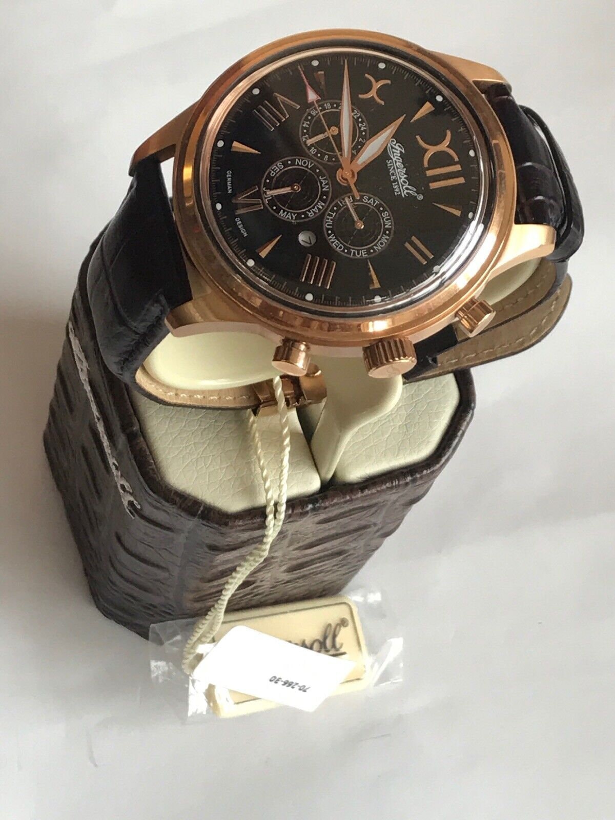 Ingersoll Limited Edition Mens Waterresistant Watch Leather Band W
