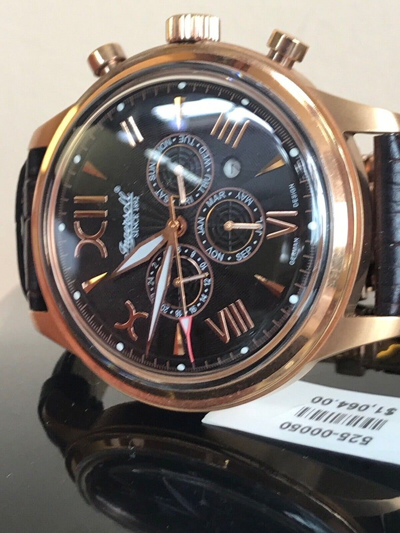 Ingersoll Limited Edition Mens Waterresistant Watch Leather Etsy