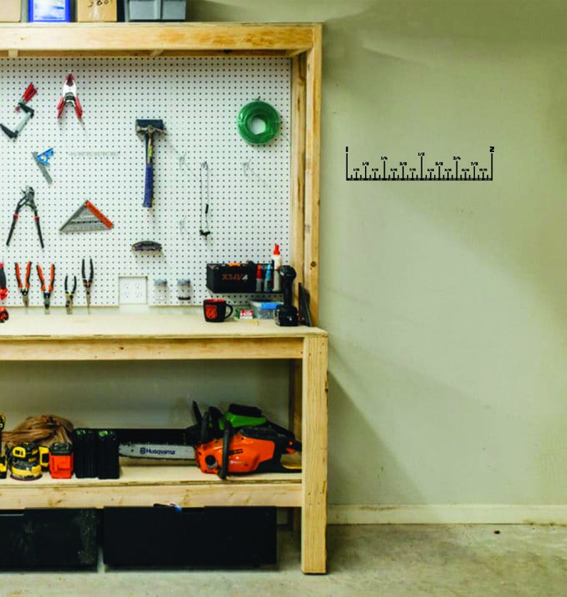 Vinyl Ruler for Wood Shop - How to Read a Ruler - Etsy