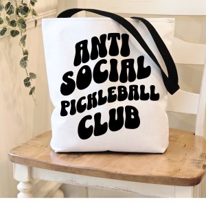 Pickleball bag, pickleball gift, pickleball tote bag, pickleball lover, bag for pickleball, pickleballer gift, gift for pickleball lover