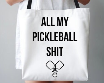 Pickleball tas, pickleball cadeau, pickleball accessoires, pickleball liefhebber, tas voor pickleball, pickleballer cadeau, cadeau voor pickleball liefhebber