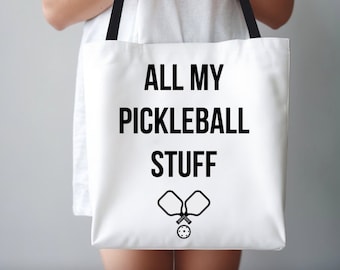Pickleball bag, pickleball gift, pickleball tote bag, pickleball lover, bag for pickleball, pickleballer gift, gift for her, gift for him